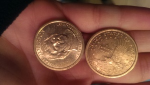 So .. these actually exist! Dollar coins!