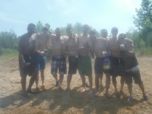 Most of the guys in our group: Rafiq, Drew, Brian, Jordan, Colin, Christian, Danilo, Ryan and Andres (he left :'()